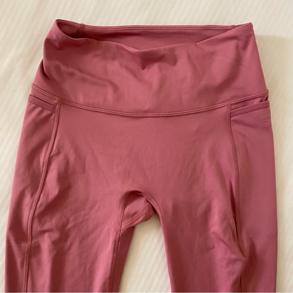 Gymshark Pink High Waist Dreamy 7/8 Leggings with Pockets - Picture 1 of 5